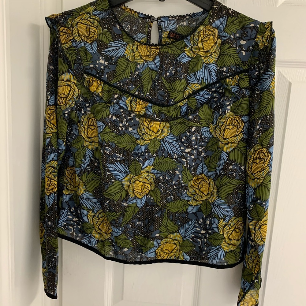 QED London Printed Top